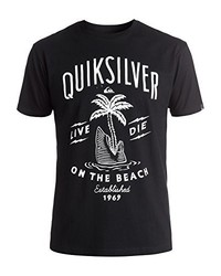 T-shirt noir Quiksilver