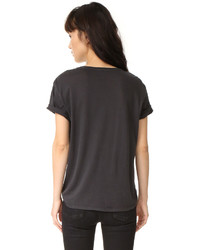 T-shirt noir R 13