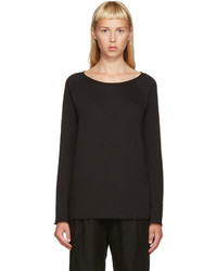 T-shirt noir Raquel Allegra