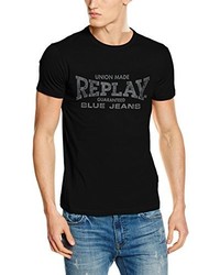 T-shirt noir Replay