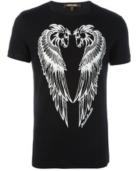 T-shirt noir Roberto Cavalli