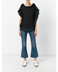 T-shirt noir MM6 MAISON MARGIELA