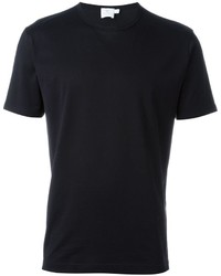 T-shirt noir Sunspel