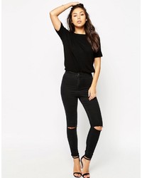 T-shirt noir Asos