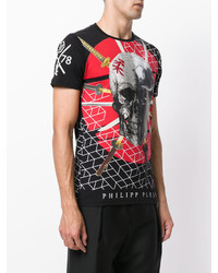 T-shirt noir Philipp Plein