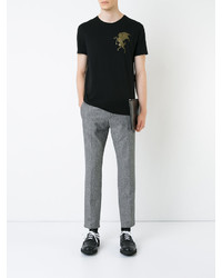 T-shirt noir Alexander McQueen