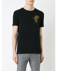 T-shirt noir Alexander McQueen