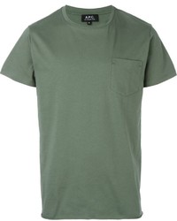 T-shirt olive A.P.C.