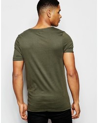 T-shirt olive Asos