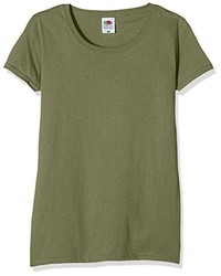 T-shirt olive Fruit of the Loom