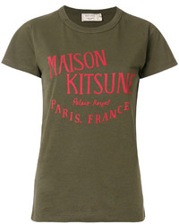 T-shirt olive MAISON KITSUNE