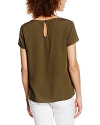 T-shirt olive Only