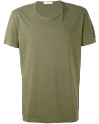 T-shirt olive Paolo Pecora