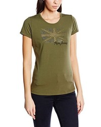 T-shirt olive Pepe Jeans