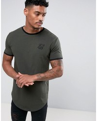 T-shirt olive Siksilk