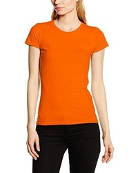 T-shirt orange Fruit of the Loom