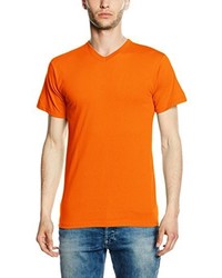 T-shirt orange Fruit of the Loom