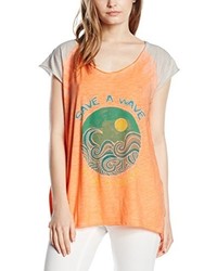 T-shirt orange The hip Tee