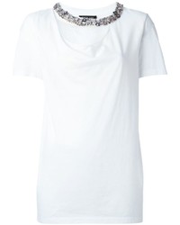 T-shirt orné blanc Twin-Set