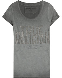 T-shirt orné gris