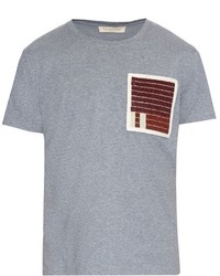 T-shirt orné gris
