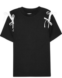 T-shirt orné noir Facetasm