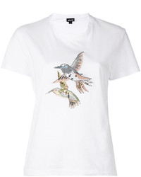 T-shirt pailleté blanc Just Cavalli