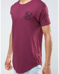 T-shirt pourpre foncé Siksilk