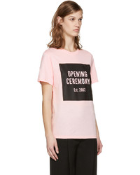 T-shirt rose Opening Ceremony