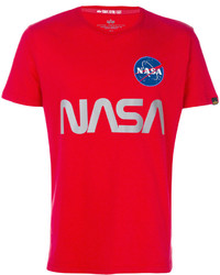 T-shirt rouge Alpha Industries