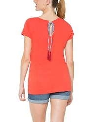 T-shirt rouge Desigual