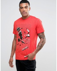 T-shirt rouge Diesel