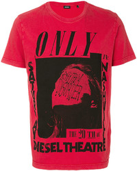 T-shirt rouge Diesel