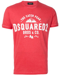 T-shirt rouge DSQUARED2