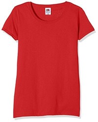 T-shirt rouge Fruit of the Loom