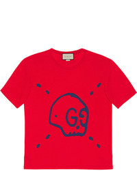T-shirt rouge Gucci
