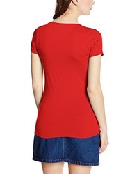 T-shirt rouge Hilfiger Denim