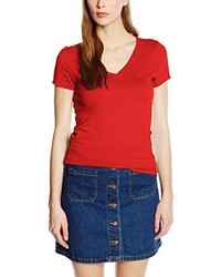 T-shirt rouge Hilfiger Denim