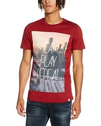 T-shirt rouge Jack & Jones