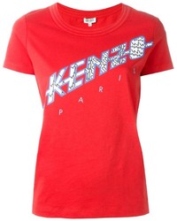 T-shirt rouge Kenzo