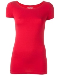 T-shirt rouge Majestic Filatures