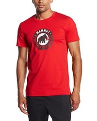 T-shirt rouge Mammut