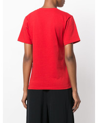 T-shirt rouge Victoria Beckham