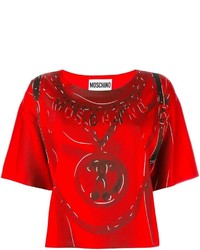 T-shirt rouge Moschino