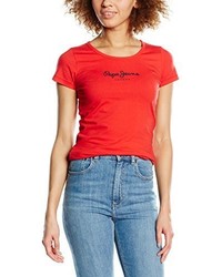 T-shirt rouge Pepe Jeans