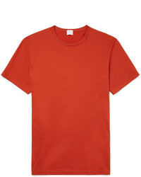 T-shirt rouge Sunspel
