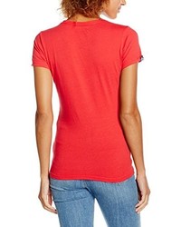 T-shirt rouge Superdry