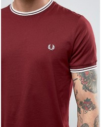 T-shirt rouge Fred Perry