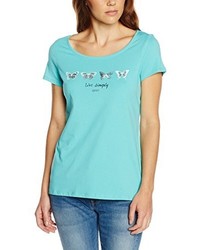 T-shirt turquoise Esprit