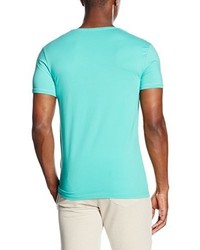 T-shirt turquoise GUESS
